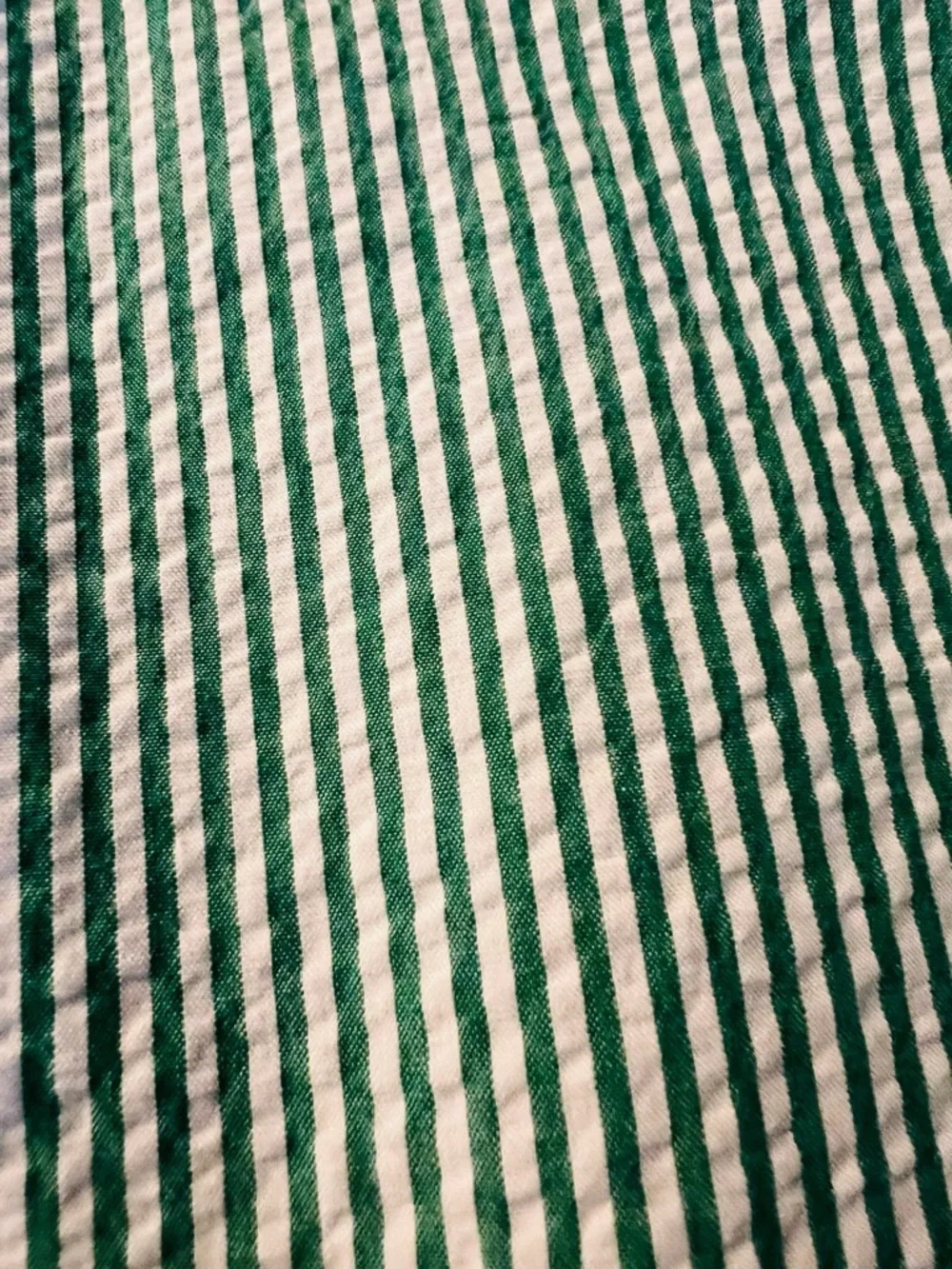 Ralph Lauren Green & White Striped Short-Sleeve Button-Down Shirt Boys SZ 14-16